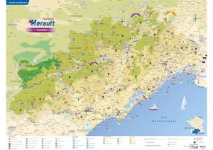 Carte Touristique Hérault 2019