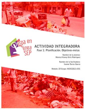 Fase1: Planificación. Objetivos-metas