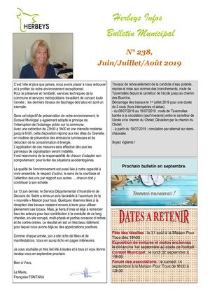 Bulletin Juin Juillet Août