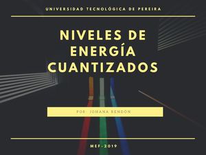 Niveles de energía cuantizados
