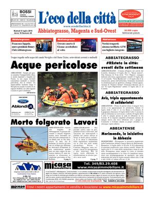 L'eco della città del 9 luglio 2019