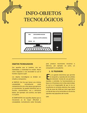 Revista Objetos Tecnológicos