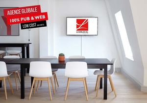 Plaquette LCOMLOCAL Agence de COM' Low Cost à Rouen