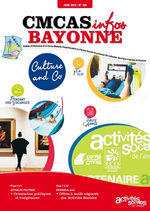 Cmcas Infos n°100 Juin 2019