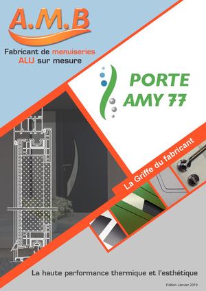 Porte monobloc AMY 77