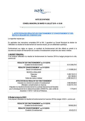 AGDE - synthèse du prochain Conseil Municipal qui se tiendra mardi 16 juillet à 18h