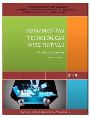 Manual Digital En El Uso De Herramientas Tecnológicas Investigativas