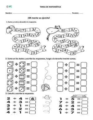 Tarea De Matemática