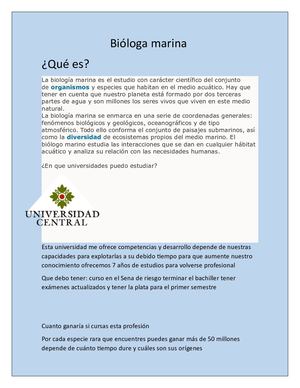 Bióloga Marina
