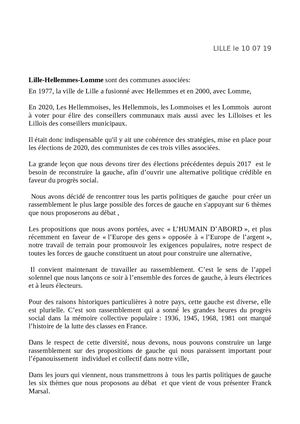 Conference De Presse Du 10 07 19