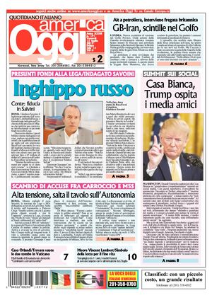 America Oggi 12 Luglio 2019