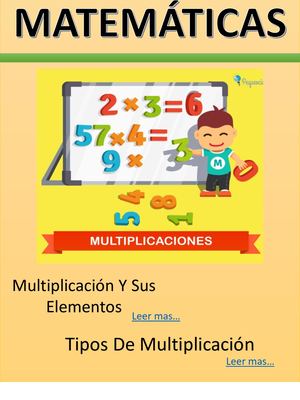 Revista Matemáticas para niños