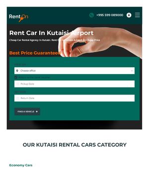 Rent Car In Kutaisi Airport