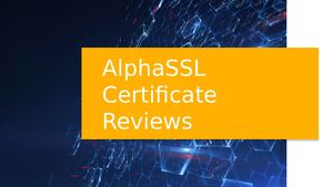 Alpha Ssl Review