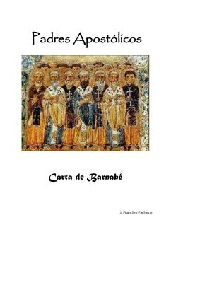 P A. 8 - CARTA DE BARNABÉ.