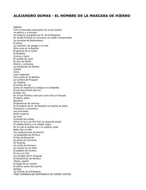 El Hombre De La Mascara De Hierro