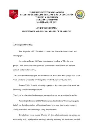 Advantages And Disadvantages