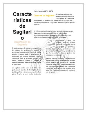 Fechas Sagitario 22
