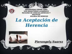 La Aceptacion De La Herencia