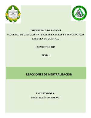 Reacciones De Neutralización Cr1