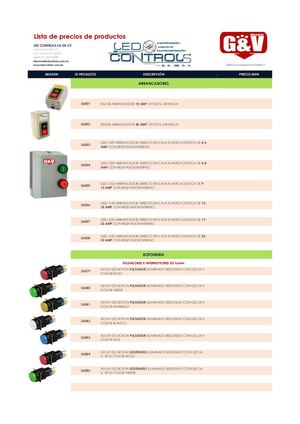 G&V ELECTRIC LED CONTROLS