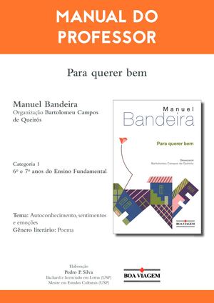 Manual do Professor - Para querer bem