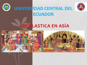 Escolastica En Asia Diapositivas C F 1