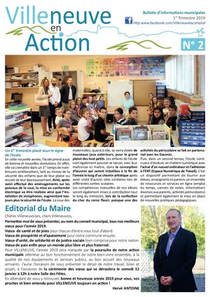 BULLETIN N° 2 VILLENEUVE EN ACTION