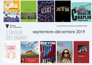 Programme Éditions de La Martinière septembre à décembre 2019
