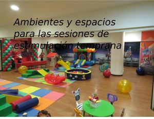 Ambientes Y Espacios Para Las Sesiones De Estimulación
