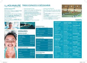 Aquavaure - Informations pratiques
