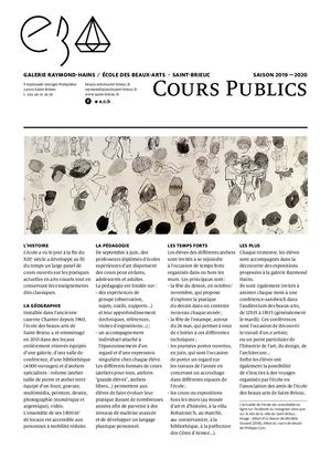 EBA Presentation Et Tarifs Cours Amateurs 2019 2020