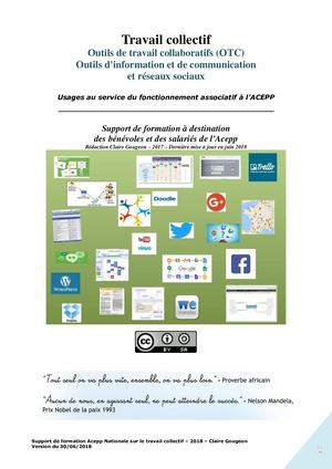 Travail Collaboratif Claire Gougeon 2018