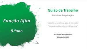 Função Afim | Guião de Trabalho