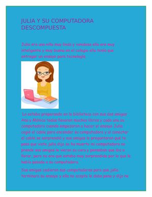 Julia Y Su Computadora Descompuesta