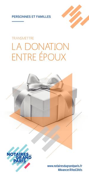 La donation entre époux | Juillet 2019