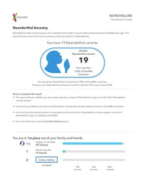 {KLHB©™} NEANDERTHAL ANCESTRY: 2-10-19