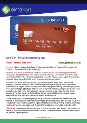 Elma Kart Paykasa