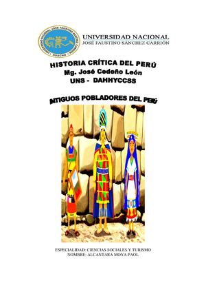 antiguos pobladores del peru