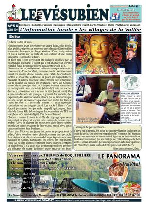AOÛT 2019 - Le Vésubien, Journal gratuit de la Vésubie & Valdeblore - 06450 - Alpes Maritimes