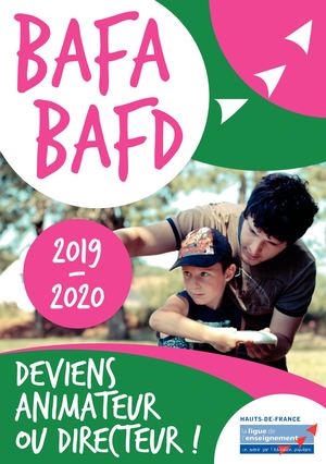 Plaquette Bafa 2019 2020 Ligue de l'enseignement HdF