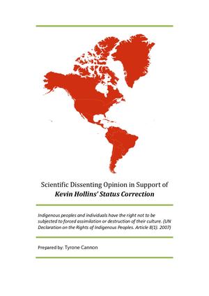 Scientific Dissenting Opinion In Support Of Kevin Hollins Status Correction (3).