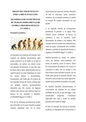 Origen De La Humanidad Egipto