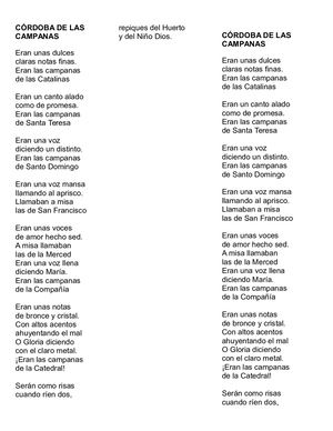 Córdoba De Las Campanas Capdevila