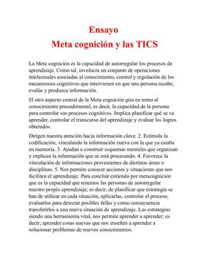 Metacognicion