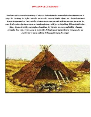 Evolucion De Las Viviendas Raul