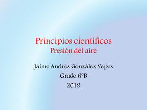 Principios Científicos