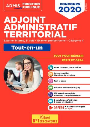 Concours Concours Adjoint administratif territorial - Catégorie C - Tout-en-un