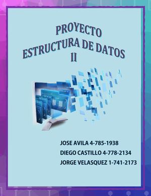 Portafolio Proyecto Final Estructura De Datos Ii