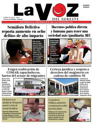 Diario La Voz del Sureste  25-07-2019